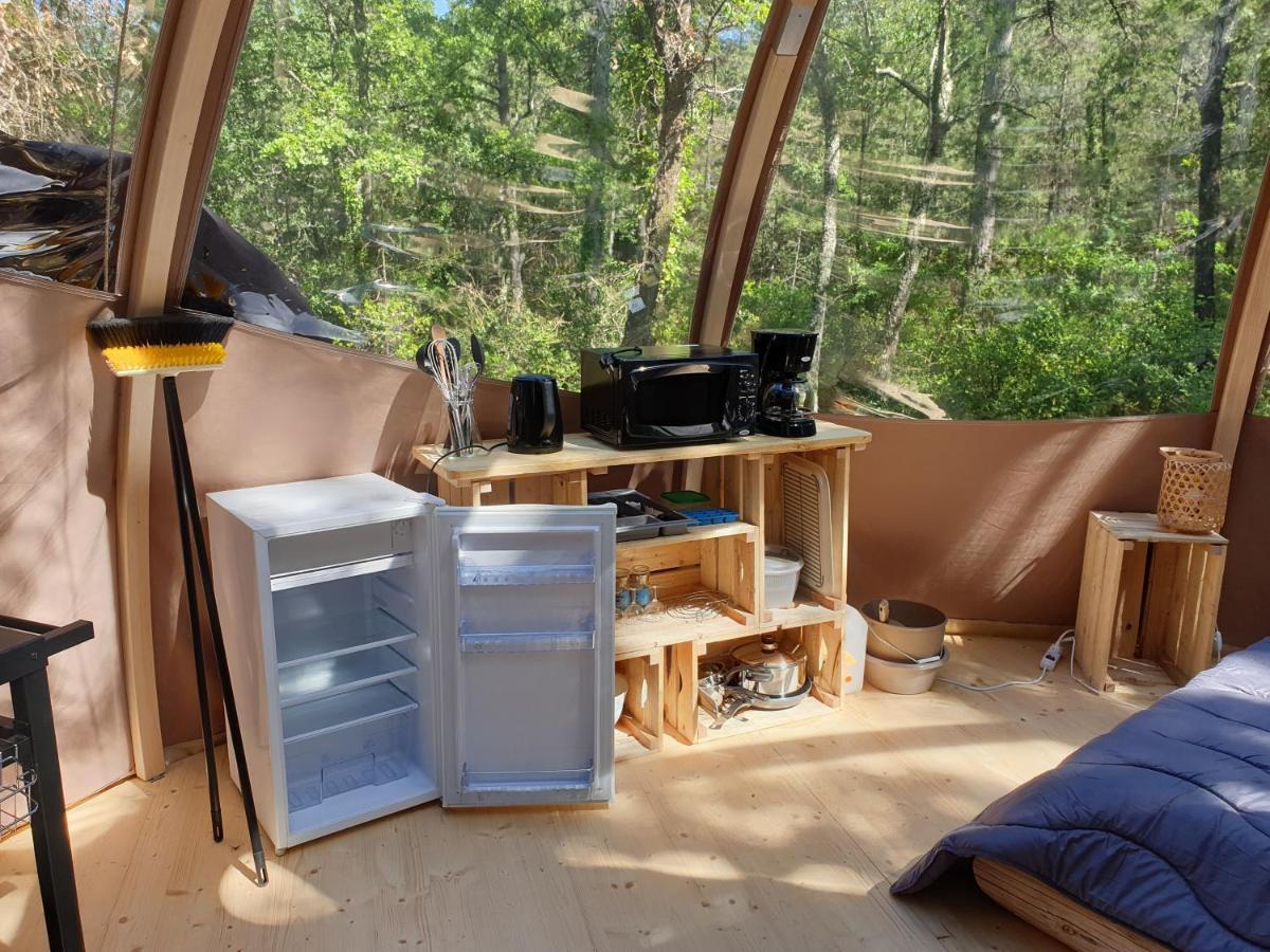 Camping De Graniers Monoblet Bagian luar foto